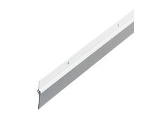 M-D Building Products 69644 M-D Balai de porte ultra résistant avec joint en vinyle, 91,4 cm (L) x 6,35 cm (l) 0,5 cm (épaisseur), blanc, 1/4 quot