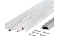 M-D Building Products 80622 M-D Bas de porte ultra en forme de U avec insert en vinyle, capuchon sec, 91,4 cm L x 1-3/8" W, moulin, quot