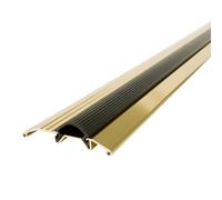 M-D Building Products 9043 M-D 0 Deluxe Seuil bas avec joint en vinyle, 9,5 cm de haut, or brillant, 91,4 cm (L) x 9,5 cm (l) x 1,9 cm (H)