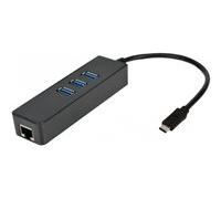MCL Samar Adaptateur réseau USB-C avec 3x USB 3.0