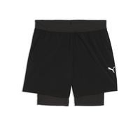PUMA Short de running 2-en-1 5" Dreamrun dryCELL Homme, Vêtements, Noir, XS XS