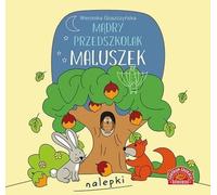 M¹dry przedszkolak Maluszek (Petite fille intelligente d'âge préscolaire) Livre d'autocollants de Weronika Goszczyñska (Buch auf Polnisch)