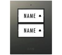 m-e modern-electronics 41305 Sonnette sans fil Emetteur éclairée, avec
