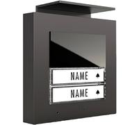 m-e modern-electronics ADV-1020 A Vistadoor Station audio dextérieur pour interphone filaire Station extérieure 2 foyers anthracite