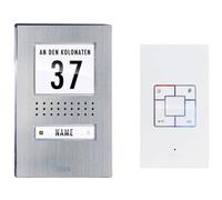 m-e modern-electronics ADV 1141 Vistadoor Interphone filaire Set complet acier