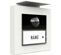 m-e modern-electronics VS-21 W Vistasmart Interphone vidéo Ethernet, Wi-Fi Station extérieure blanc