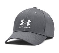 Under Armour - Casquette Lockup Adj - Fermeture réglable, confortable pour hommes - Gris/Blanc