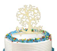 M. et Mme Cake Topper - Décoration de gâteau de mariage en bois réutilisable, mariée et marié | Décoration de gâteau de mariage, mariée et marié, décoration de gâteau en bois pour fête de mariage, ann