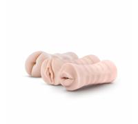 M for Men - Lot de 3 gaines avec autolubrification pour masturbateur Stroke