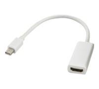 MCL CG-292CZ - Adaptateur vidéo - Mini DisplayPort mâle pour HDMI femelle - 22 cm - blanc