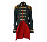 M&G Atelier Costume de soldat Napoléon pour femme - Costume de carnaval - Uniforme - Jupe de marche de Cologne 36-50 - Vert (40)