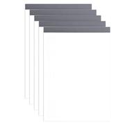 M&G Lot de 5 petits blocs de notes de poche A7 de 70 feuilles de 70 feuilles vierges pour calcul, mémo, tablette en papier kraft pour le travail, l'écriture, la prise de notes, le dessin mathématiques
