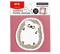 M&G Notes Autocollantes Animaux Puffy, 30 Feuilles, 3 x 2 Pouces, Bloc-notes Mémo Cartoon Mignon, Notes Adhésives Pliables Autoportantes pour École, Bureau et Maison, Hérisson