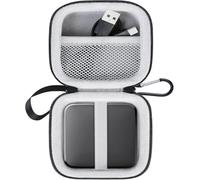 M.G.R.J® Étui de transport portable pour WD 1 To/2 To Elements SE Portable SSD résistant aux chocs et à l'eau Sac de voyage (rigide, EVA, noir)