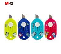 M&G So Many Cats Cutter, Lot de 4 Cutters Rétractables, Ouvre-Colis Mignons pour Cartons, Enveloppes et Fournitures de Bureau