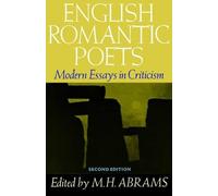 M. H. Abrams English Romantic Poets (Poche) Galaxy Books
