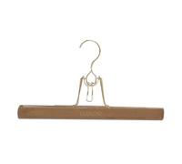 M-Home | Cintre Pince Jupe | Bois | Vernis Naturel | 26 cm | WOMEN 32 | LUX4022