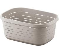 M-Home PLS1047-171 Panier à Linge, Plastique, Lin Sky