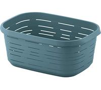 M-Home PLS1047-172 Panier à Linge, Plastique, Bleu Sky, 63,5 x 43,5 x 26 cm (48 L)