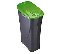 M-Home PLS8085-82 Poubelle Polypropylène Anthracite/Vert 25 x 29 x 44 cm