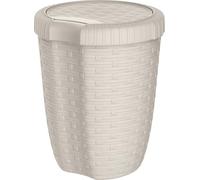 M-home poubelle 8l imitation osier ficelle