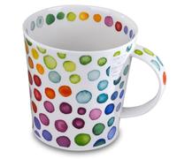 M&HONG Céramique Ronde Tasse de 480 ml Fantaisie Pois Cairngorm Bessey Hot Spots Dunoon