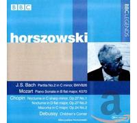 M. Horszowski - Bach : Partita S.826-Mozart : Sonate N°16 K570-Chopin : Nocturnes N°7. [Import]