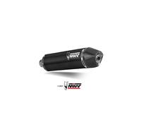 MIVV Échappement M.HU.010.LXBC pour Husqvarna 701 Enduro/Supermoto 2021 2023 Noir Ovale Inox