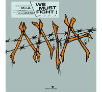 M.I.A. WE MUST FIGHT - HAND-SCREENED COVER VERSION (COLV) VINYL LP NEUF