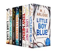 M. J. Arlidge Detective Inspector Helen Grace Series Collection 8 Books Set (Little Boy Blue, Liar Liar, The Dolls House, Pop Goes the Weasel, Eeny Meeny, Hide and Seek & More)