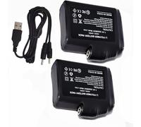 M Jiuyunmu Batteries rechargeables Li-polymère 7,4 V 2200 mAh/3500 mAh/5000 mAh pour batteries chauffantes, gants, mitaines, chaussettes chauffantes (5000 mAh)