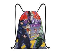 (M)JoJo Bizarre Adventure Sac à dos à cordon, sac à dos à cordon, sac de plage résistant à l'eau pour