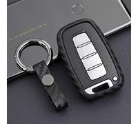 M.JVisun Doux Silicone Caoutchouc Coques de Clés Porte-clés pour KIA K2 K5 Borrego Forte Koup Optima Rio Shuma Sorento Soul Sportage R e Voiture - Noir - Rond Porte-clé