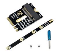 M Key Adapter Card - Drive Extender, Riser Module for Computers, Interface Board with WIFI Support, Hardware Component, Laptop Connector for Desktop Integration, Setup and Performance Enhancement