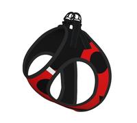 M Laisse gilet harnais pour chien - Petite taille imprimé coccinelle de dessin animé Ensemble laisse réfléchissante pour l'extérieur et la promenade du chien