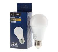 M Ledme - Ampoule LED E27 A60 10 W (Eq. 90 W), lumière blanche neutre (4 500 k), culot E27, 820 lumens, IP20, ouverture du faisceau de lumière 270°, efficacité énergétique et faible consommation