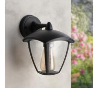 M Ledme Applique d'extérieur pendentif Ronse Series - Étanche IP44, culot E27, design noir classique, pour terrasse, porche ou jardin (ampoule non incluse)