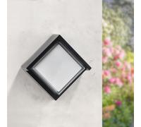 M Ledme - Applique murale LED Cinza 12 W, éclairage CCT, étanche IP65, lampe moderne pour jardin, terrasse, patio et entrée