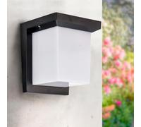 M Ledme - Applique murale LED Dakota 12W pour extérieur, lumière chaude 3000K, étanche IP54, lampe moderne pour jardin, patio et terrasse