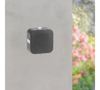 M Ledme - Applique murale LED triangulaire 4 x 3 W, intensité variable, couleur RGB, étanche IP54, lampe moderne pour jardin, entrée, terrasse et patio