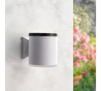 M Ledme - Applique murale solaire LED Cory, lumière chaude 4 500 K, étanche IP65, lampe moderne pour entrée, jardin, terrasse et allée