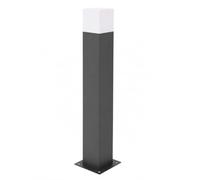 M Ledme - Balise d'extérieur Série Design Plus, culot E27, étanche IP54, finition noire. Idéal pour les jardins, terrasses, entrées et façades (ampoule non incluse), Noir