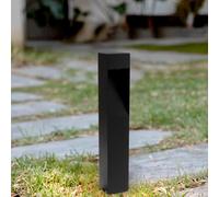 M Ledme - Balise LED Bornos Black 10W, 1000 lumens, lumière chaude à froide réglable, CCT, étanche IP65, 80 cm, pour jardin, terrasse, entrées et patios.