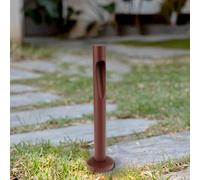 M Ledme - Balise LED Neko Rust Brown 10W, 1000 lumens, lumière réglable du chaud au froid (CCT), étanche IP65, 60 cm, pour jardin, terrasse, entrées et patios.