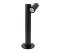 M Ledme - Balise Urban, culot GU10, étanchéité IP44, finition noir mat. Convient pour les allées, chemins et terrasses (ampoule non incluse).