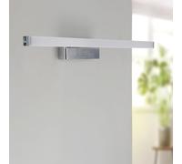 M Ledme - Éclairage LED pour miroir de salle de bain 6W, 40 cm, blanc neutre 4000K, étanche IP44, fixation facile sur miroir, meuble ou mur, dimensions : 400X45X103 mm