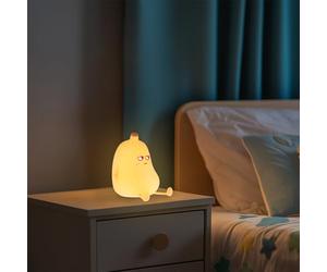 M Ledme M mimotec - Lampe de chevet LED tactile banana pour enfant, température chaude (3000K), Design créatif et finition opale. Idéal pour les enfants. LM9209