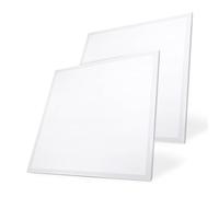 M Ledme - Pack de 2 Panneaux LED 60x60 cm 42W, Blanc Neutre 4500K