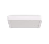 M Ledme - Plafonnier carré Slim Series, 20 W, 2 000 lm, lumière chaude (3 000 K). Plafonnier d'intérieur IP20. Idéal pour cuisine, chambre, salle de bain. Installation facile, LM5255.