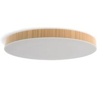 M Ledme - Plafonnier LED Neox 50 W bois, température de couleur CCT, idéal pour cuisine, balcon et chambre.